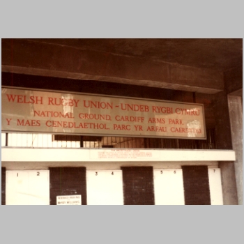 1984-08 - Britain Tour 08 - Cardiff Arms Park Entrance.jpg